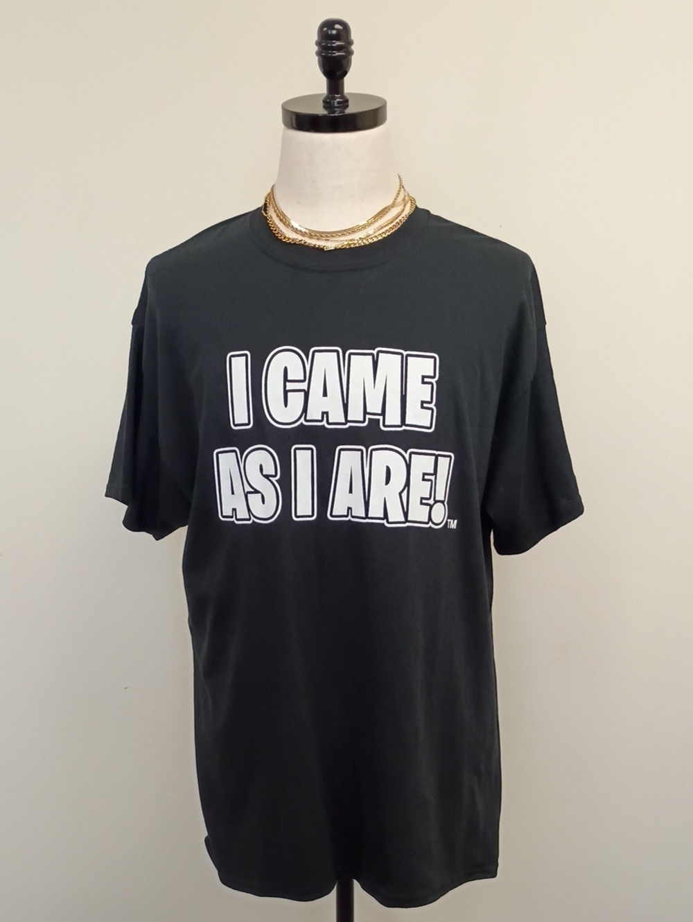 I Came As I Am Graphic T Shirt Black White Inspirational Tee Men’s Size 2XL